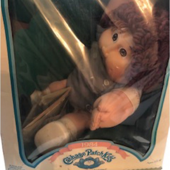 1984 new in box cabbage patch red head boy comes with birth certificate vintage